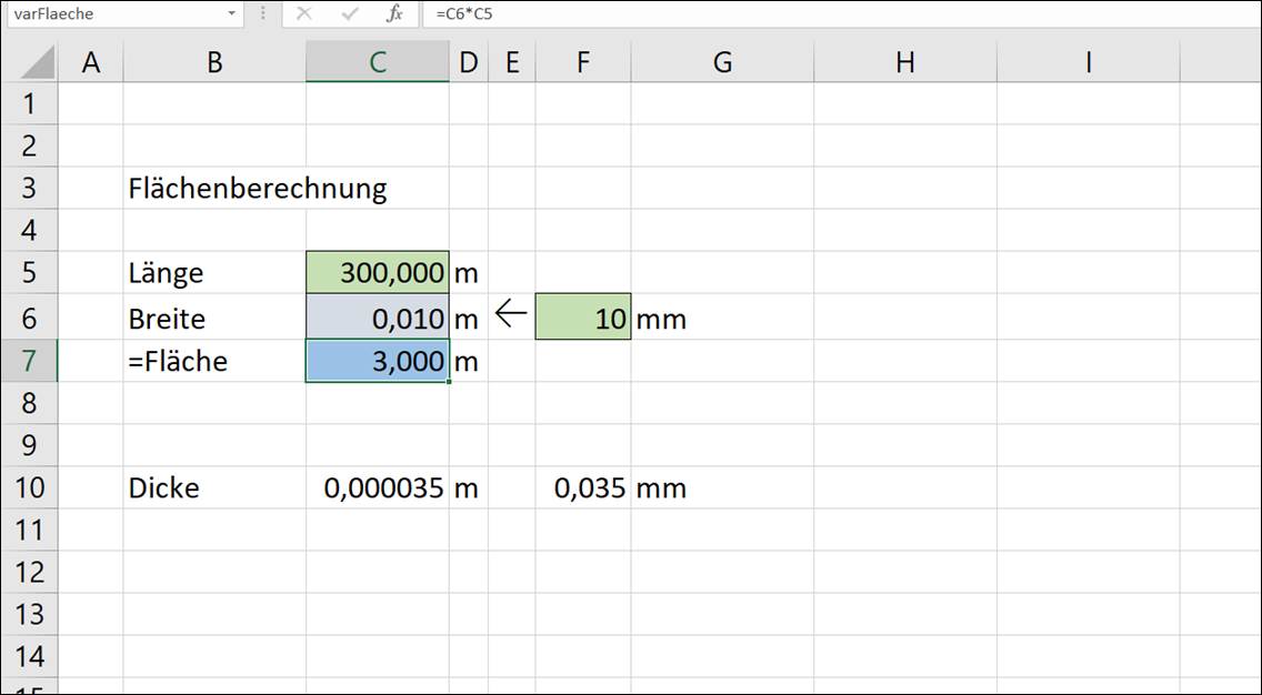 Excel Formel