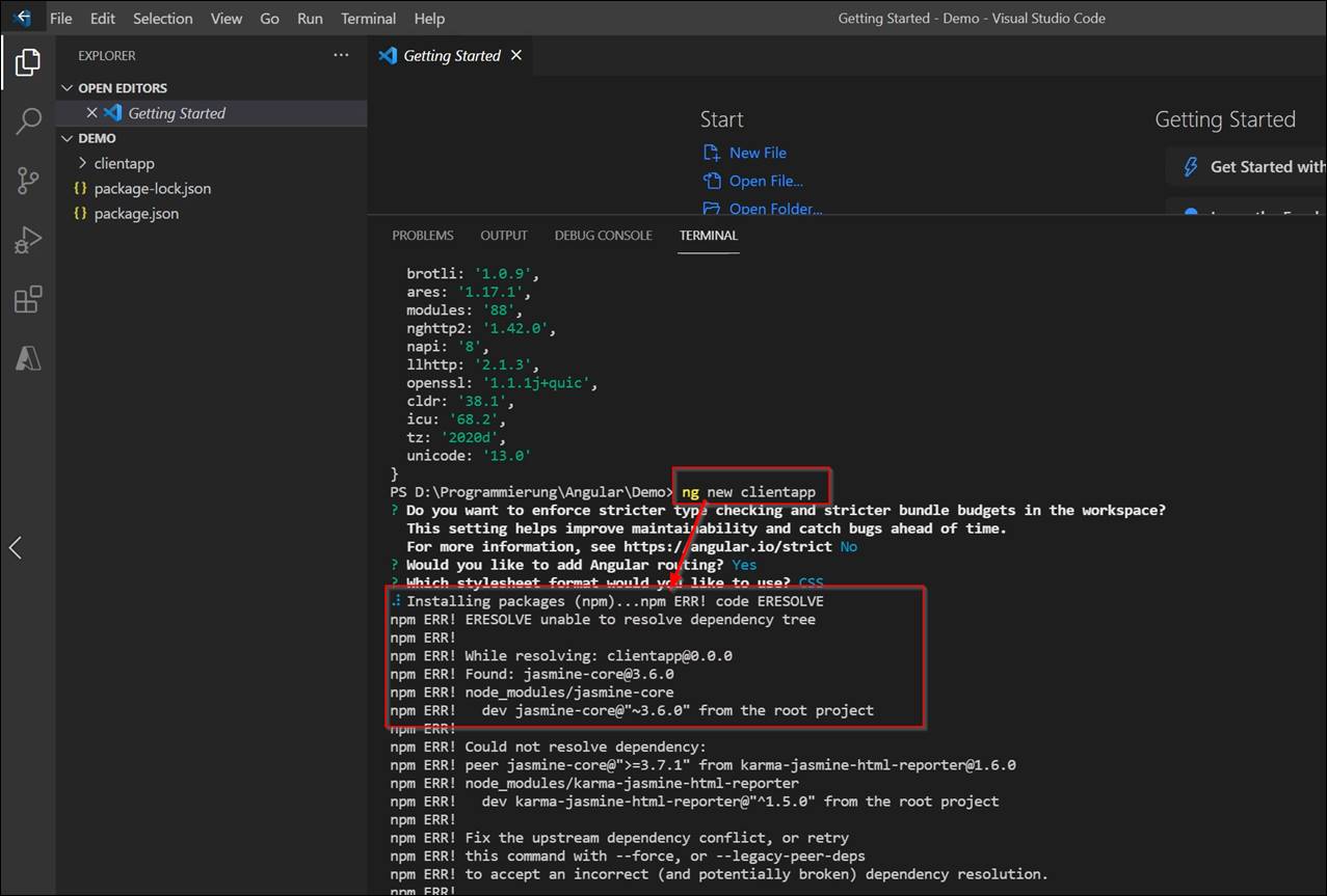 Npm dependency tree